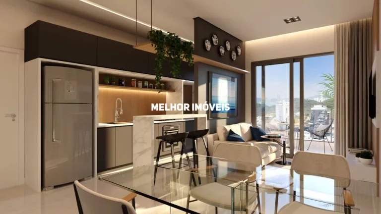 Imagem Apartamento com 02 Dormitórios sendo 01 Suíte na Praia Brava em Itajaí/SC