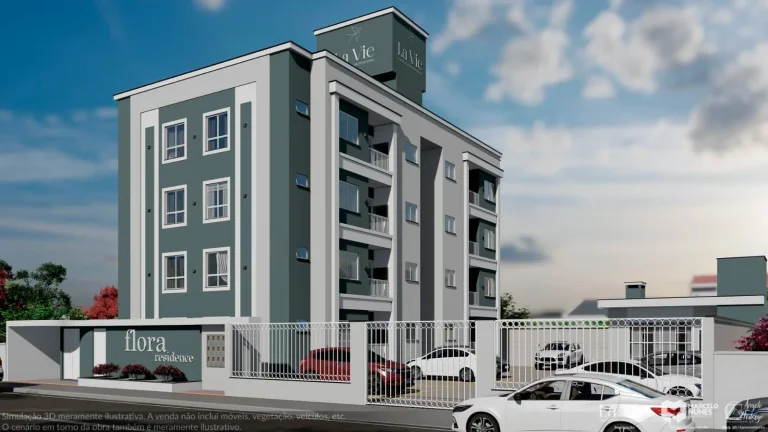 Imagem Apartamento com 2 dormitórios à venda sendo 1 suíte, 53.2 m² por - R$ 325.000,00 - Areias - Tijucas/SC