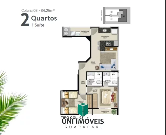 Imagem Apartamento à venda no Edifício Unique - Praia do Morro, Guarapari - Moderno e Exclusivo