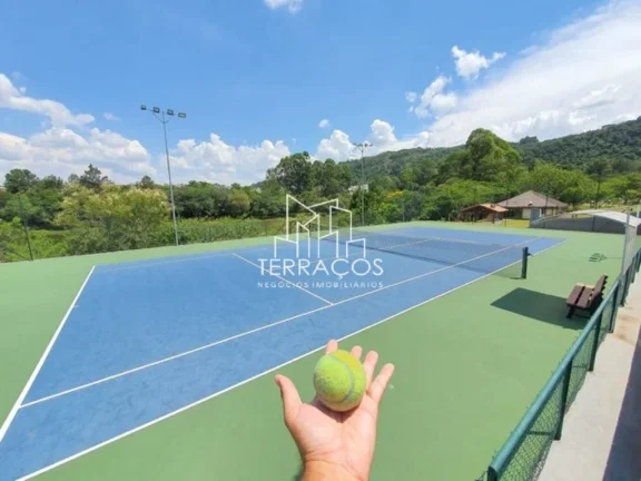 Imagem TERRENO COM 404 M² NO CONDOMÍNIO FECHADO IBI ARAM 2 EM ITUPEVA SP, VISTA PARA A SERRA DO JAPI