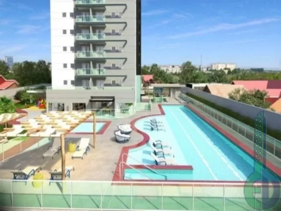 Imagem Apartamento de 2 quartos na Vila Scarpelli, Santo André-SP, com 2 suítes, 3 banheiros e 2 vagas de garagem no Edifício Sky Patriani.