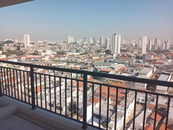 Imagem Excelente Apartamento Novo Próx. ao Shopping Anália Franco 2 Dorms, 1 Vaga - Andar Alto - Vista Livre