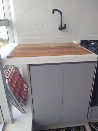 Imagem Apartamento frente ao mar região nobre da cidade com 01 suíte em Santos