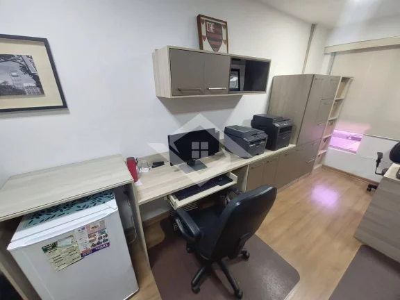 Imagem Sala montada com armários planejados, ar split. Plaza Office - Campo Grande