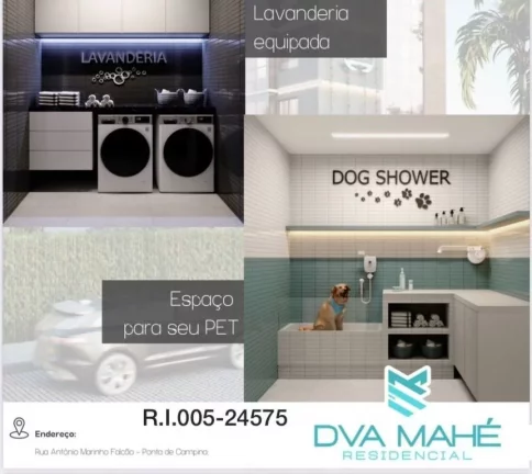 Imagem Apartamento com 2 dormitórios à venda, 54 m² por R$ 513.520,00 - Ponta de Campina - Cabedelo/PB