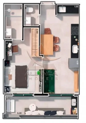 Imagem Apartamento - Ribeirão Preto - Nova Ribeirânia