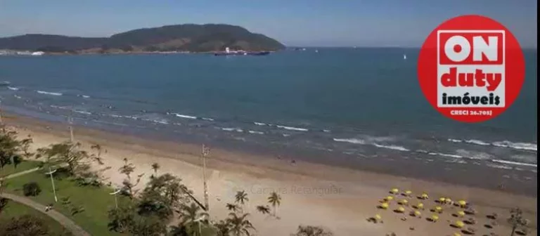 Imagem Na quadra da praia Apartamento com 2 dormitórios à venda, 97 m² por R$ 890.000 - Embaré - Santos/SP