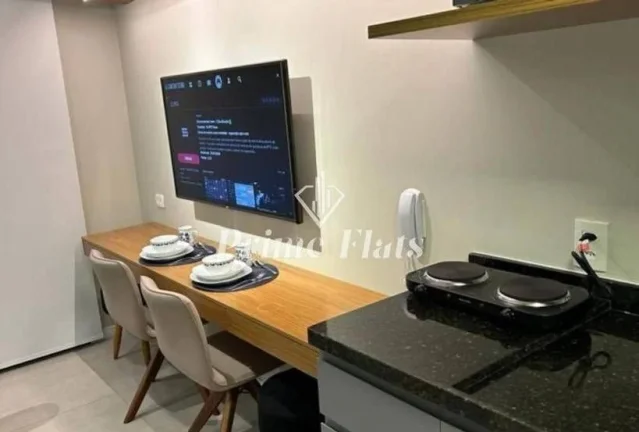 Imagem Flat disponível para locação no Is Moema Condomínio, com 25m² e 1 dormitório