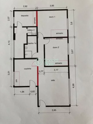 Imagem Ótimo apartamento à venda na Rua Oscar Freire no Jardim América - 92m² privativos - Andar alto c...
