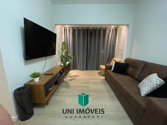 Imagem Lindo apartamento de 2 quartos com garagem na frente do Mar na Praia do Morro