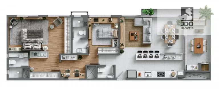 Imagem Apartamento a Venda no bairro Champagnat - Curitiba, PR