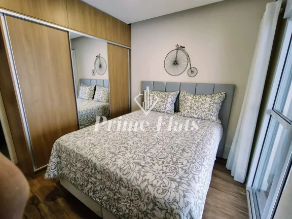 Imagem Flat disponível para locação no Horizonte JK Residencial na Vila Nova Conceição, com 54m², 1 dormitório e 1 vaga