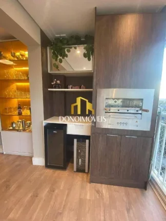 Imagem Apartamento decorado com 104m², 3 dormitórios (2 suítes), 2 vagas, móveis planejados inclusos! E...