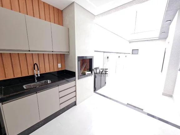 Imagem Casa moderna e planejada em todos os ambiente, 3 suítes à venda por R$ 1.300.000 - Condomínio Fechado - Indaiatuba/SP