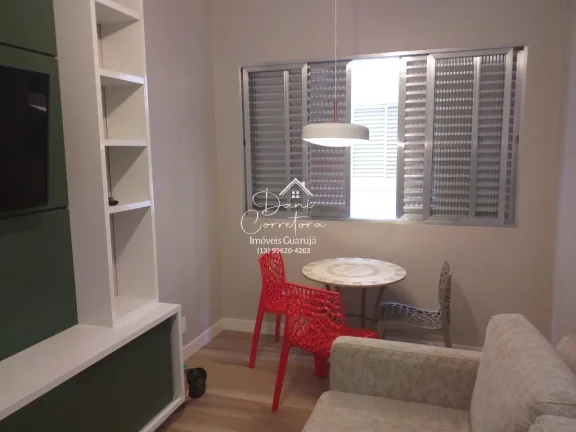 Imagem Apartamento à venda em Guarujá-SP: 2 quartos, 2 suítes, 2 salas, 2 banheiros, 1 vaga, 60 m² na Vila Alzira! Venha conferir!