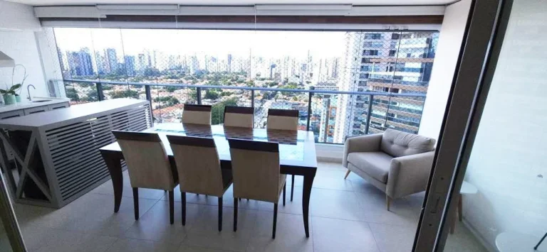 Imagem Apartamento 132M², 3Q, 3 Suítes, 4 Banheiros, 3 Vagas, 1 Lavabo, Academia, Piscina Climatizada, Salão de Festas e Jogos, Sauna, Quadra, Playground.