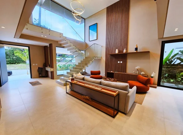 Imagem Casa de Luxo à Venda na Riviera de São Lourenço Módulo 16: 5 Quartos, 5 Suítes, Piscina e Área Gourmet