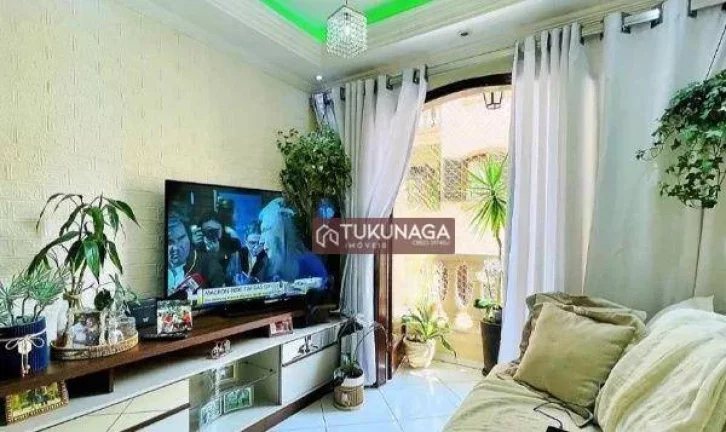 Imagem Apartamento com 3 quartos, 70 m² - venda por R$ 370.000 ou aluguel por R$ 3.225/mês - Vila Rosália - Guarulhos/SP