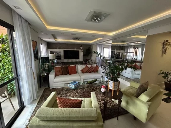 Imagem Espaçoso apartamento de luxo à venda no Itaim Bibi, São Paulo-SP: 4 quartos, 4 suítes, 3 salas, 6 banheiros, 3 vagas de garagem, 213m²!