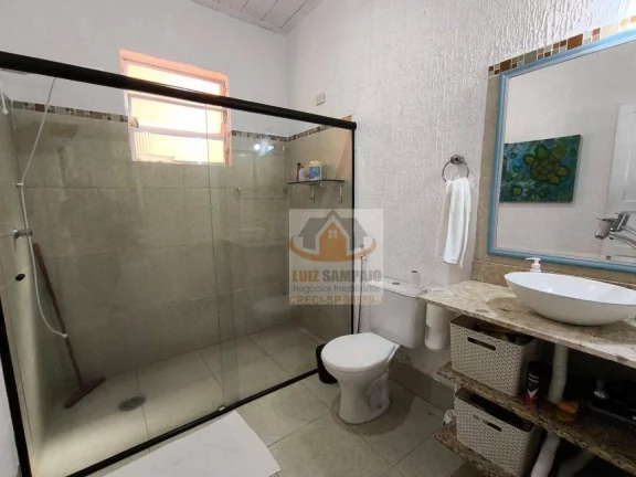 Imagem Linda Casa, 4 Dormitórios (3 Suítes), Piscina, Lado Praia, Itanhaém-SP
