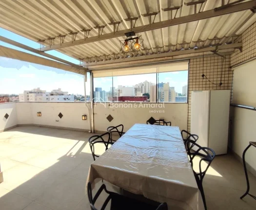 Imagem Apartamento cobertura para venda, reformado com acabamento atual, a planta Ã© de 3 quartos, mas estÃ...
