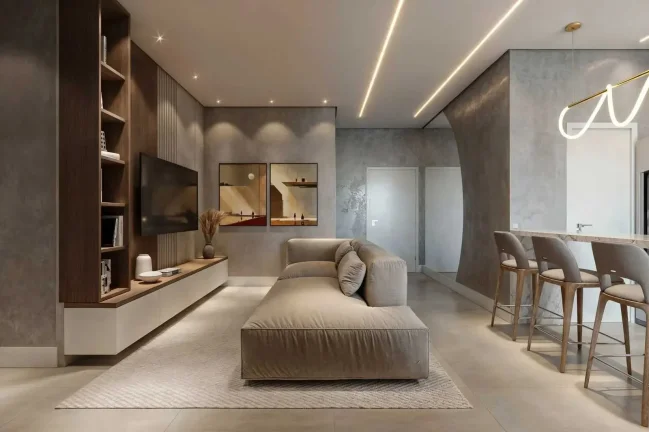 Imagem Apartamento na planta com 4 suítes e 3 vagas de garagem em Porto Belo