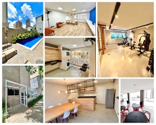 Imagem Apartamento 29m², 1 dormitório, mobiliado, sacada, conta com eletrodomésticos e utensílios, em a...