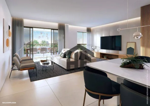 Imagem Apartamento de Lançamento com 4 Quatos em Apipucos, Recife