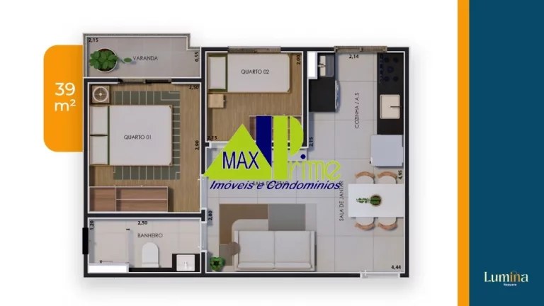 Imagem Imperdível! Apartamento à venda em São Paulo-SP, Vila Carmosina: 2 quartos, 1 sala, 45,00m² de área. Confira já!