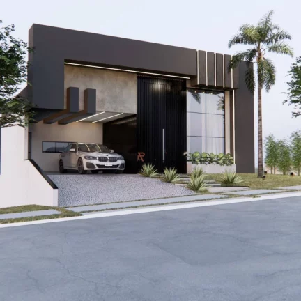 Imagem Casa moderna com 3 suítes à venda, 192 m² por R$ 1.790.000 - Condomínio Park Gran Reserve - Indaiatuba/SP