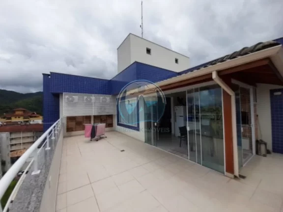 Imagem Imperdível cobertura de luxo à venda em Ubatuba-SP, bairro Itagua, 3 quartos, 3 suítes, 2 salas, 1 banheiro, 2 vagas, 171m².