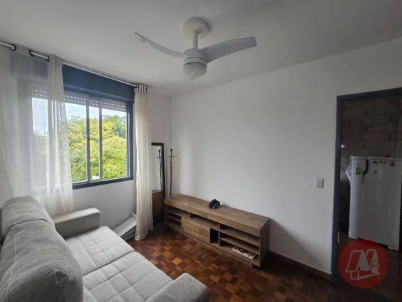 Imagem Apartamento mobiliado, com 2 dormitórios, 50 m² - venda por R$ 170.000 ou aluguel por R$ 1.643/mês - Camaquã - Porto Alegre/RS