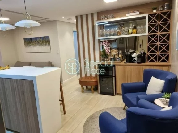Imagem Apartamento moderno amplo living com varanda gourmet, ar condicionado, 95 metros, todos os ambientes...