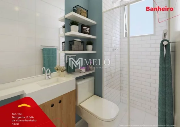 Imagem Oportunidade na GUABIRABA: 41,79m², 02qts, 01vaga..