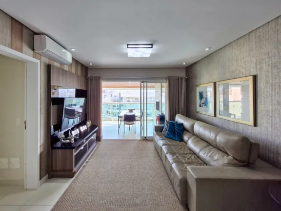 Imagem Apartamento pé na areia à venda em Riviera de São Lourenço - Módulo 8: 3 dormitórios, 2 suítes, 2 vagas, 128m². Varanda gourmet e vista para o mar!