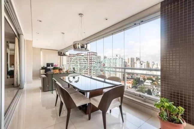 Imagem Apartamento 171m², Living para dois ambientes, sala de jantar, varanda gourmet com churrasqueira (f...