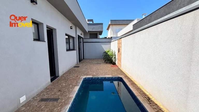 Imagem Venda Casa em Condomínio Ribeirão Preto-SP Jardim Cybelli 3 quartos, 3 suítes, 2 salas, 4 vagas 154 m² Área