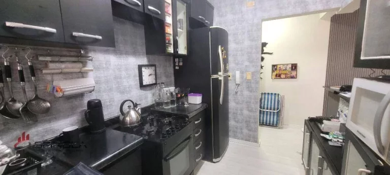 Imagem Apartamento com 1 dormitório à venda, 48 m² por R$ 295.000,00 - Vila Caiçara - Praia Grande/SP
