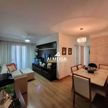 Imagem Apartamento com 3 dormitórios à venda, 68 m² por R$ 415.000,00 - Alto do Santana - Rio Claro/SP