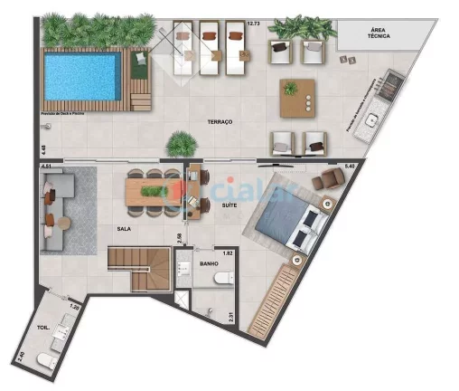 Imagem Cobertura Duplex à venda 3 Quartos 2 Suites 2 Vagas 200.4M Tijuca Rio de Janeiro - RJ | Ornato Tijuca