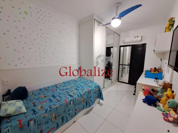 Imagem Apartamento à venda com 82m², 2 quartos, planejados, dependência, piscina por R$565.000,00 no Campo Grande em Santos