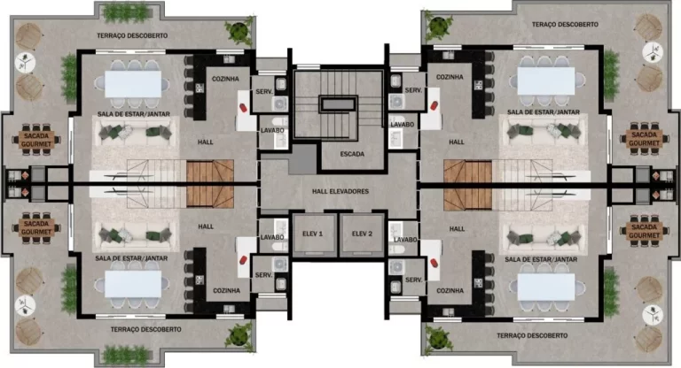 Imagem OAK Curitiba - Apartamento à venda no bairro Boa Vista - Curitiba/PR