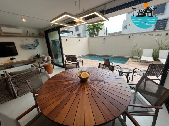 Imagem Imóveis a Venda em Juquehy, Locação Temporada na Rua da Praia em Juquehy com 4 suítes e 200m² de área construída | Juquehy Imobiliária
