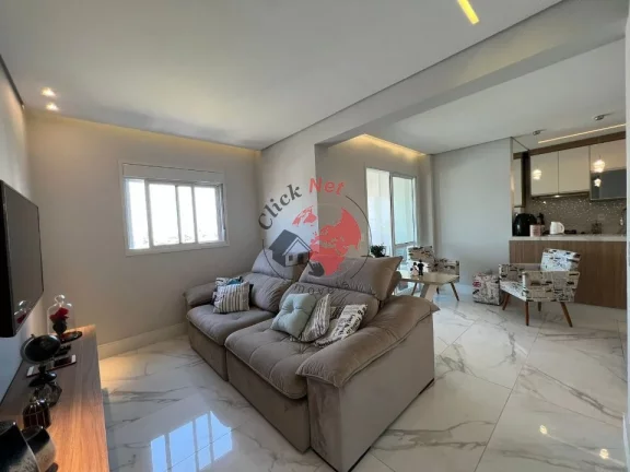 Imagem Lindo e aconchegante apartamento à venda localizado na Vila Apiai, Santo André, com 2 dormitórios, sendo 1 suíte, 3º dormitório reversível, 2 vagas, 75m².