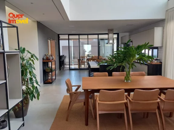 Imagem Casa de alto padrão em condomínio no Residencial Alto do Castelo, Ribeirão Preto-SP 4 quartos, 4 suítes, 2 salas, 3 banheiros, 4 vagas garagem, 378,11 m² Quer Imóvel Negócios Imobiliários