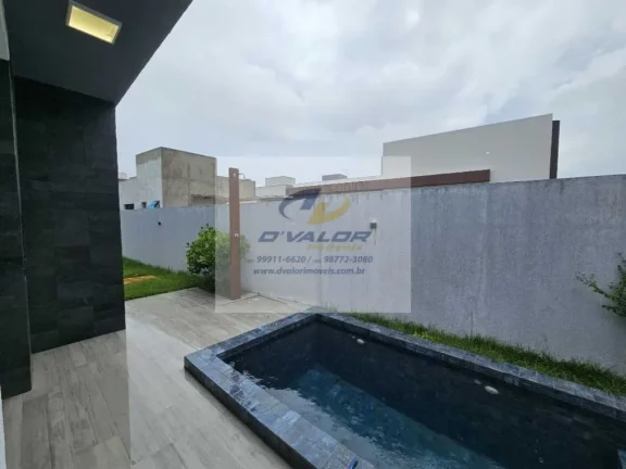 Imagem Vendo Casa, em Condomínio Fechado, com 100 m², área gourmet, piscina e 2 vagas