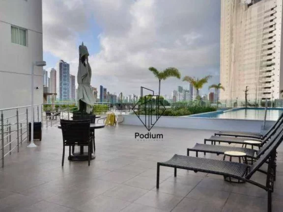 Imagem Apartamento mobiliado com varanda/sacada e área de lazer completo no Altiplano - AP2826.