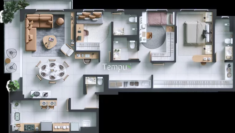 Imagem Alt. 65 Home design - Apartamento ALT- 65, à venda no bairro Setor Bela Vista - Goiânia/GO