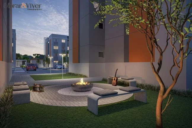 Imagem Apartamento para Venda em Pinhais, Vargem Grande, 2 dormitórios, 1 banheiro, 1 vaga