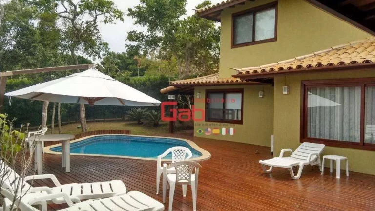Imagem Casa com 5 dormitórios, 260 m² - venda por R$ 3.700.000,00 ou aluguel por R$ 15.260,00/mês - Village de Búzios - Armação dos Búzios/RJ